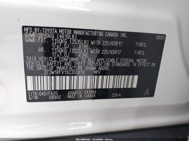 Toyota RAV4 Xle