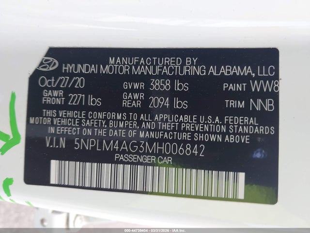 Hyundai ELANTRA Sel