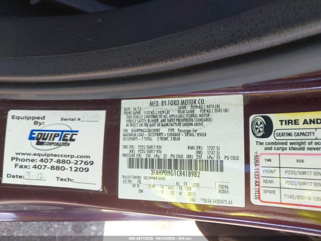 Ford Fusion Se