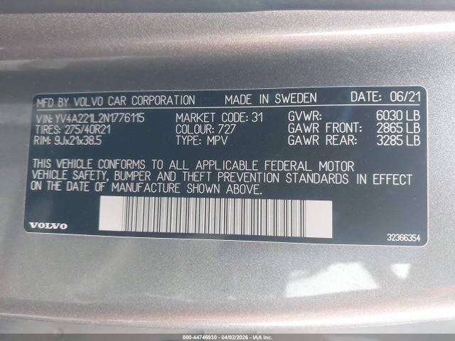 Volvo XC90 T6 Inscription 6 Passenger