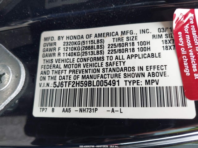 Honda Accord Ex-l