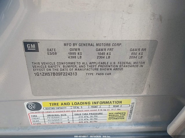 Chevrolet Malibu Lt