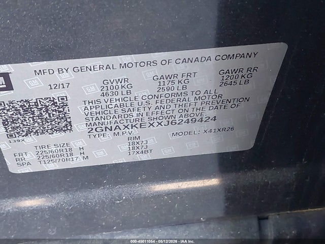 Chevrolet Equinox Lt