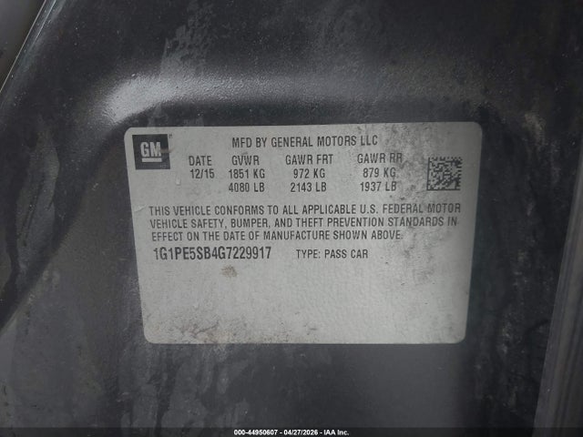Chevrolet Cruze 1lt Auto