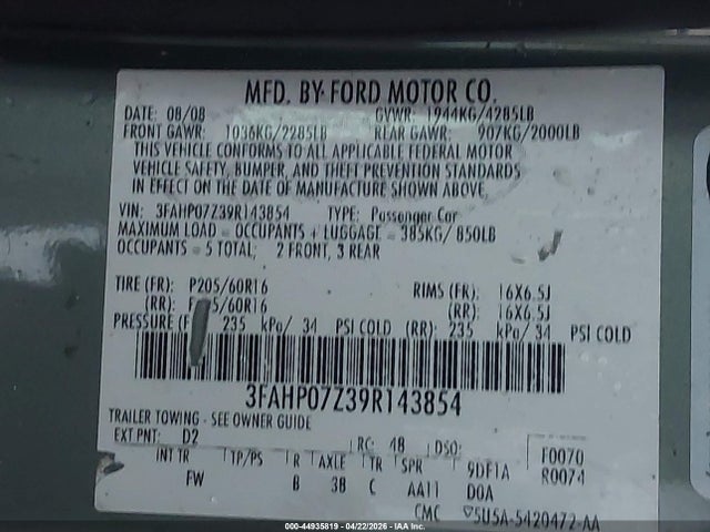 Ford Fusion Se