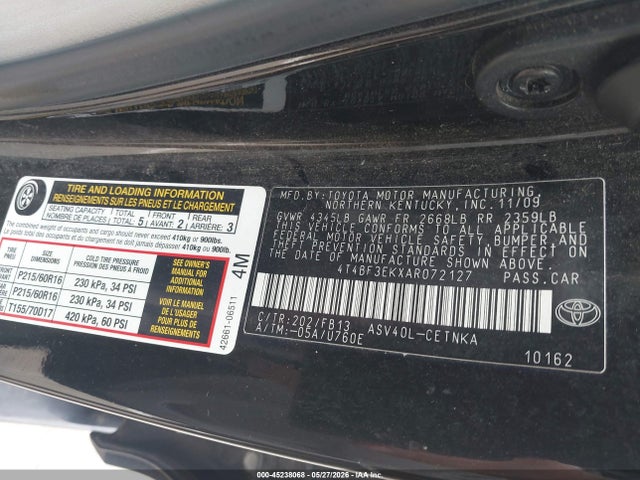 Toyota Camry Le