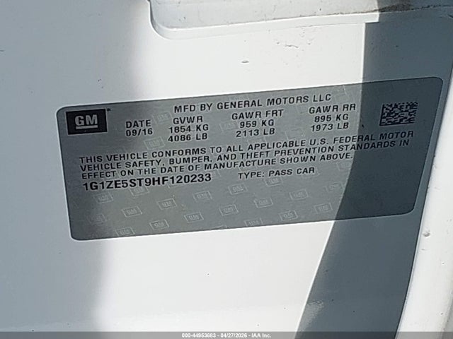 Chevrolet Malibu 1lt