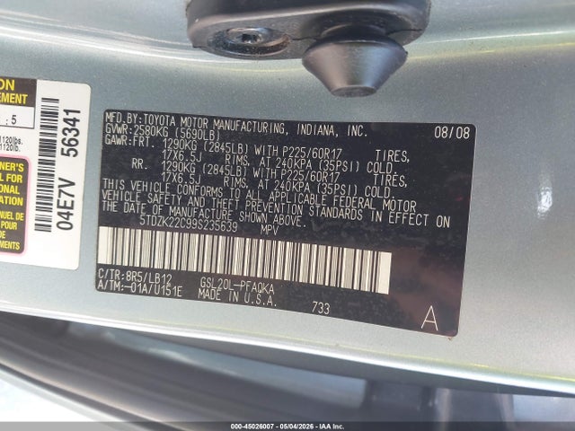Toyota Sienna Limited