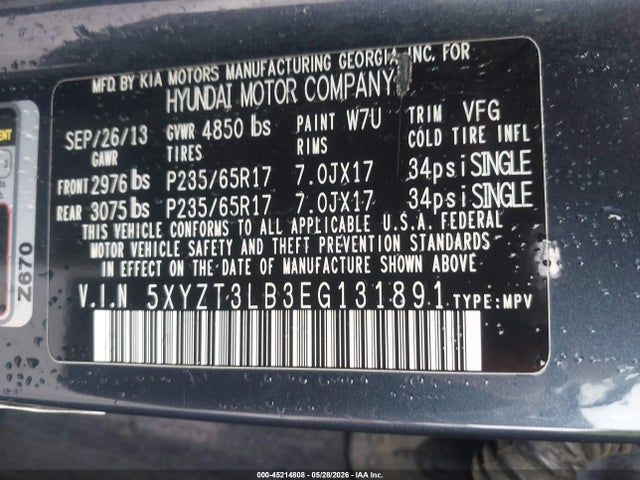 Hyundai SANTA FE 2.4l
