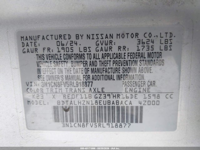 Nissan Versa 1.6 Sr