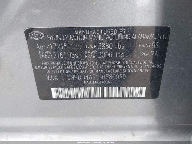 Hyundai ELANTRA Se