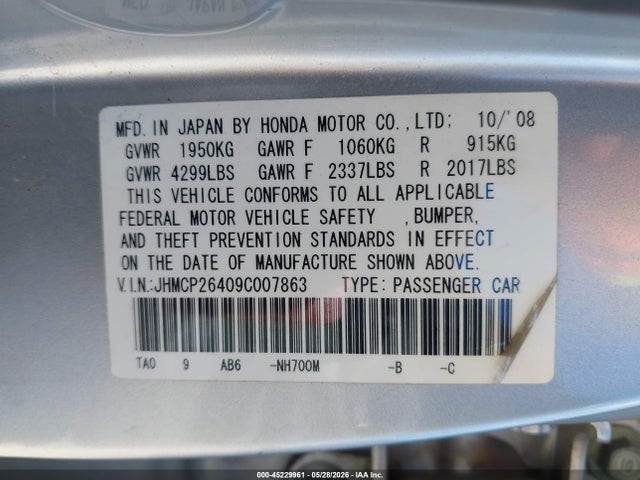 Honda Accord 2.4 Lx-p