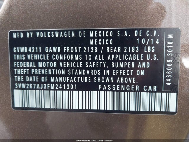 Volkswagen Jetta 2.0l S