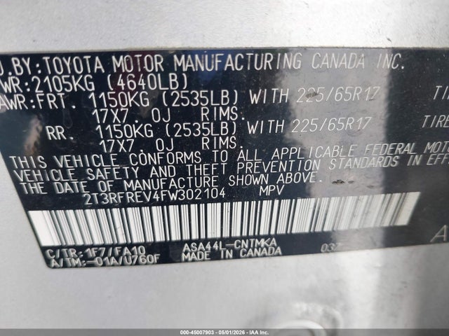 Toyota RAV4 Xle
