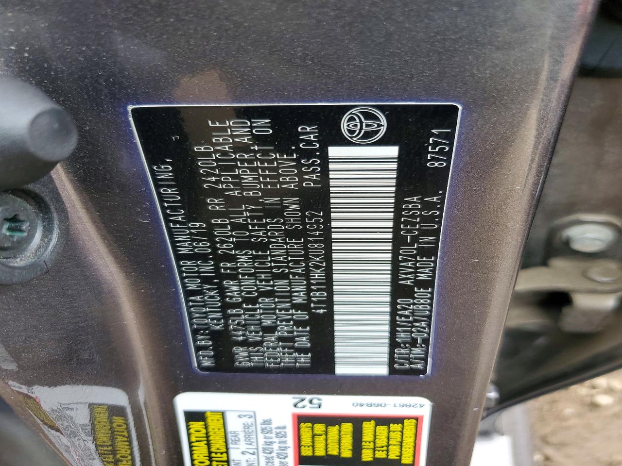 Toyota Camry Se