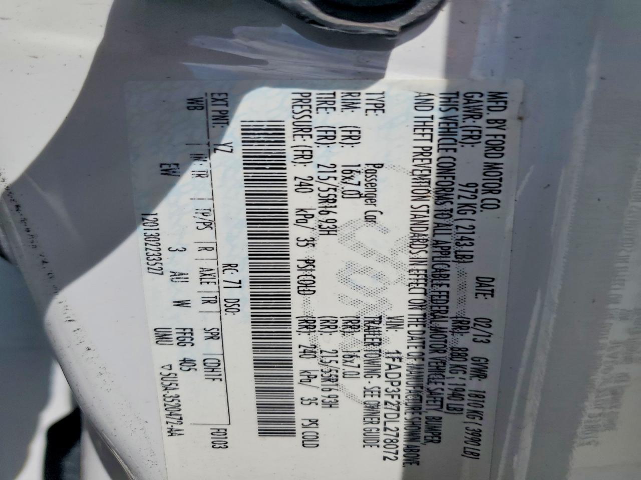 Ford Focus Se