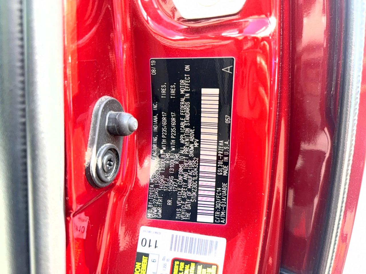 Toyota Sienna Le 8-passenger