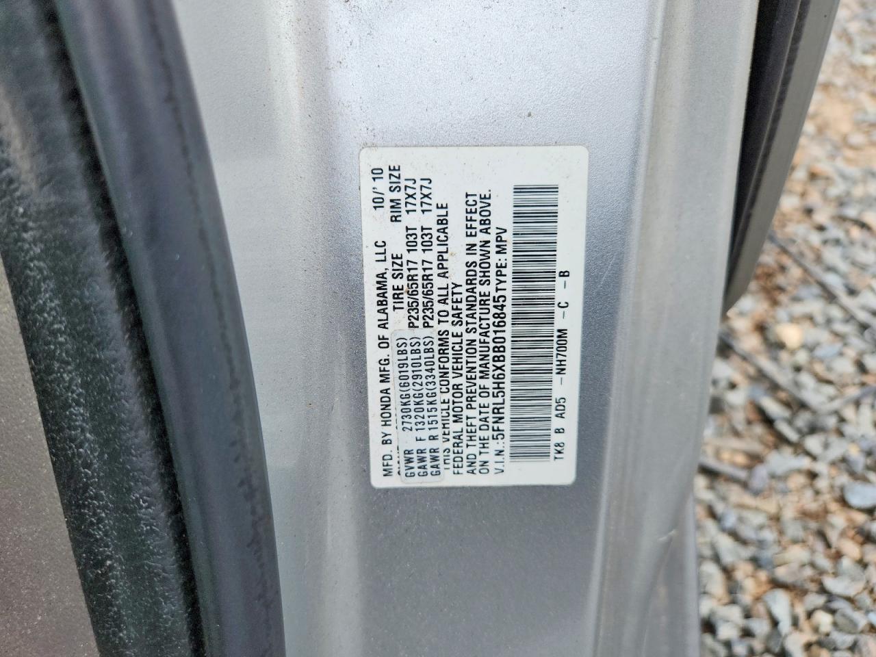 Honda Odyssey Exl