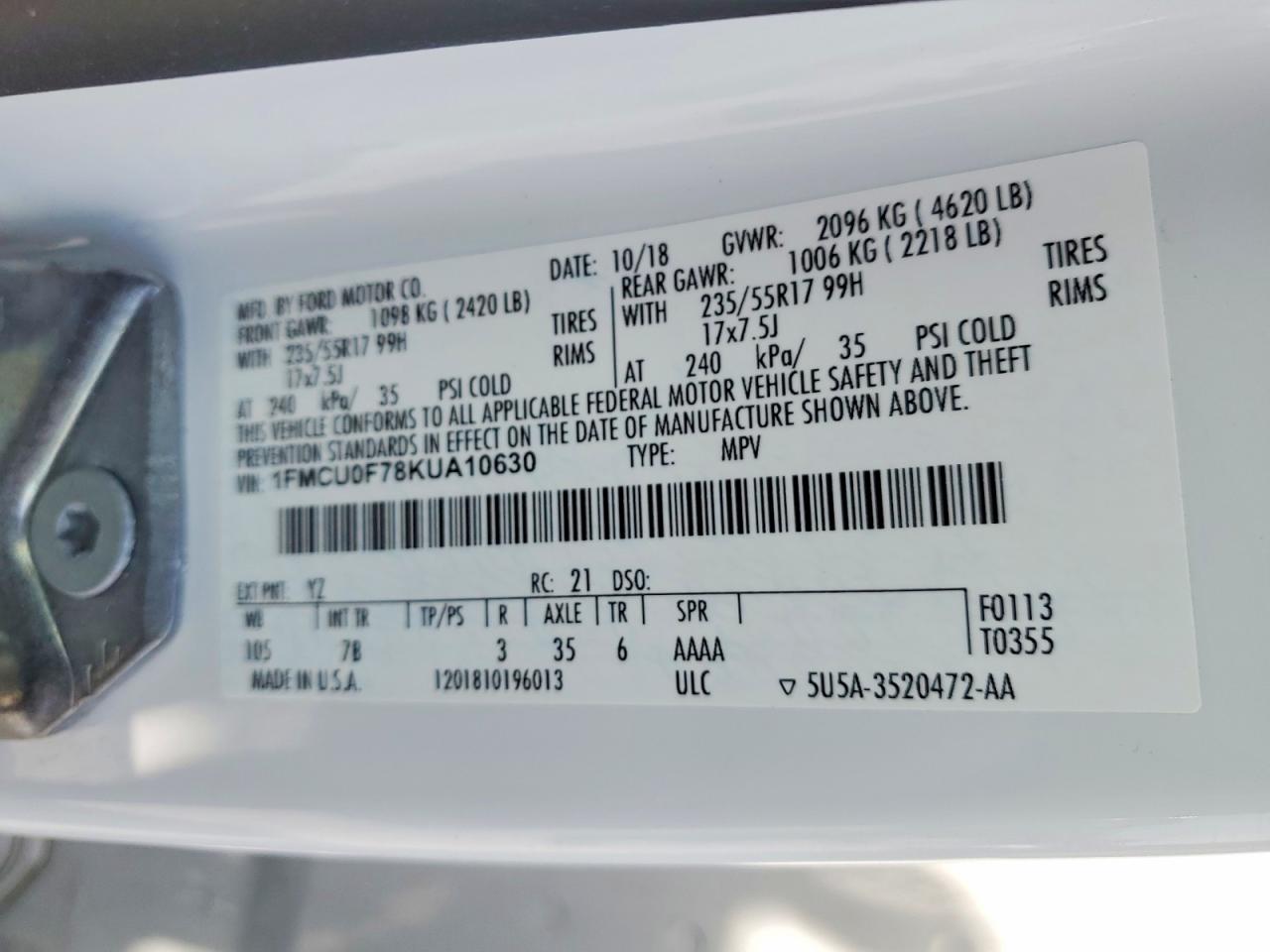 Ford Escape S