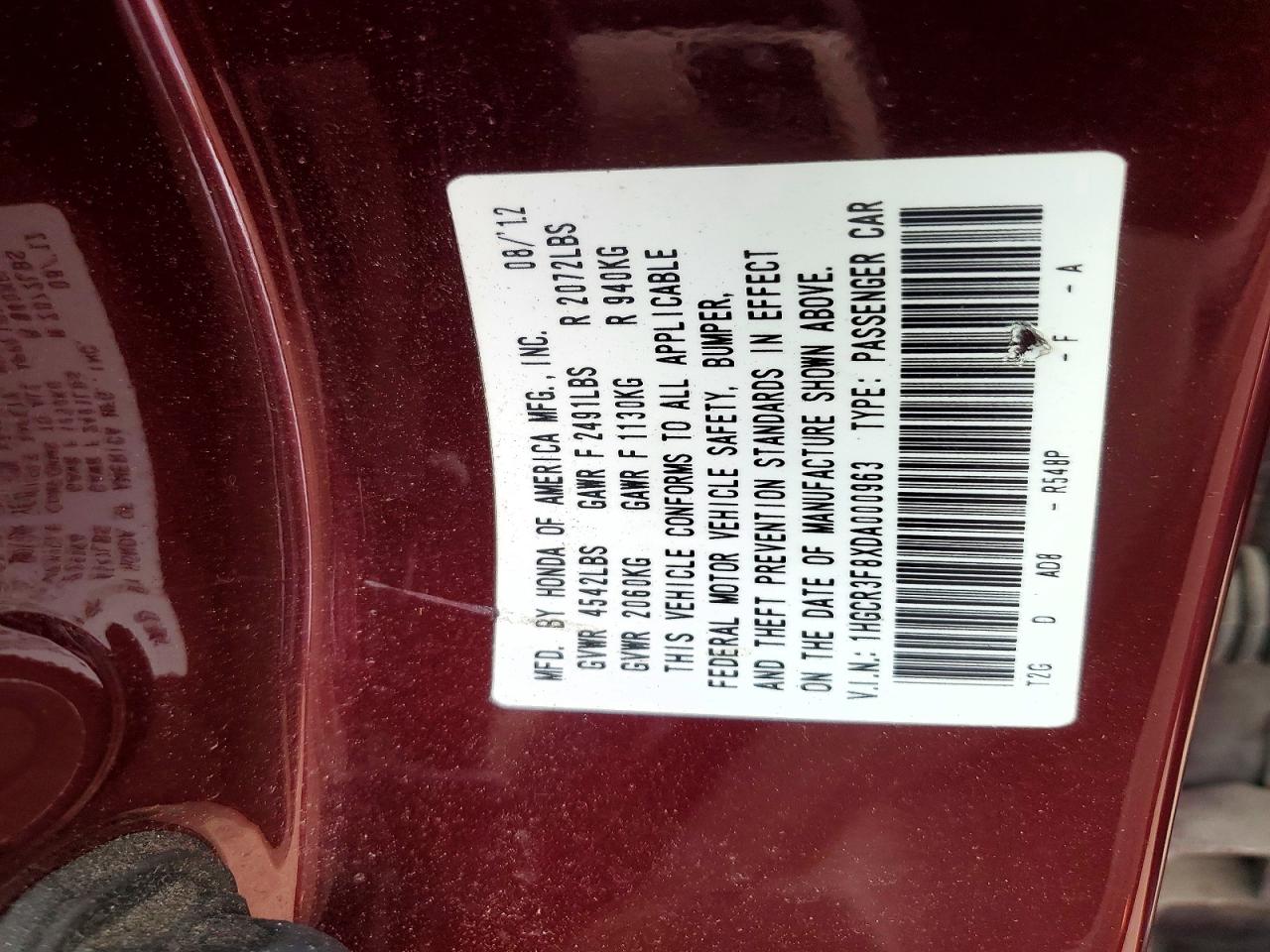 Honda Accord Exl