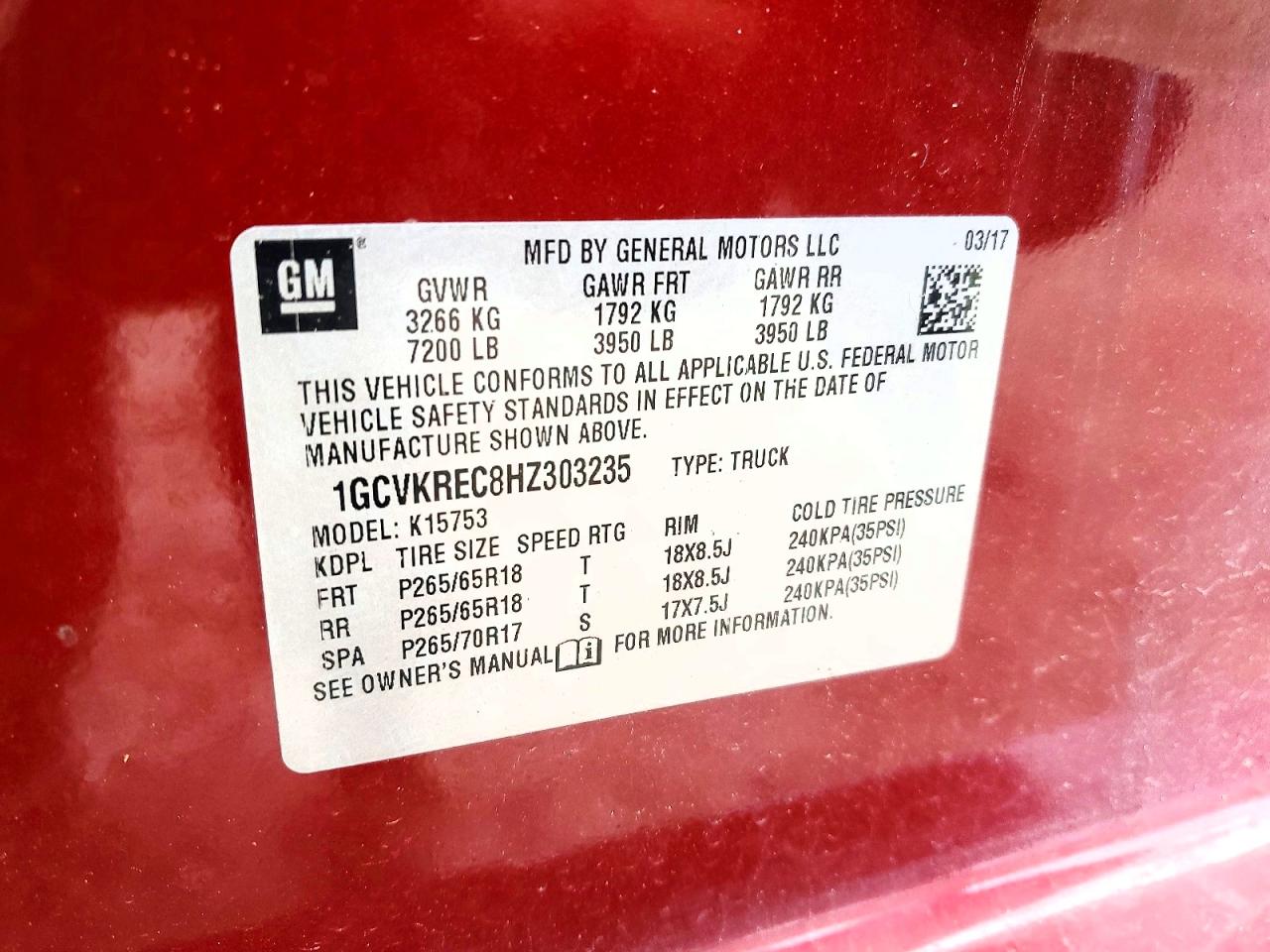 Chevrolet Silverado K1500 Lt