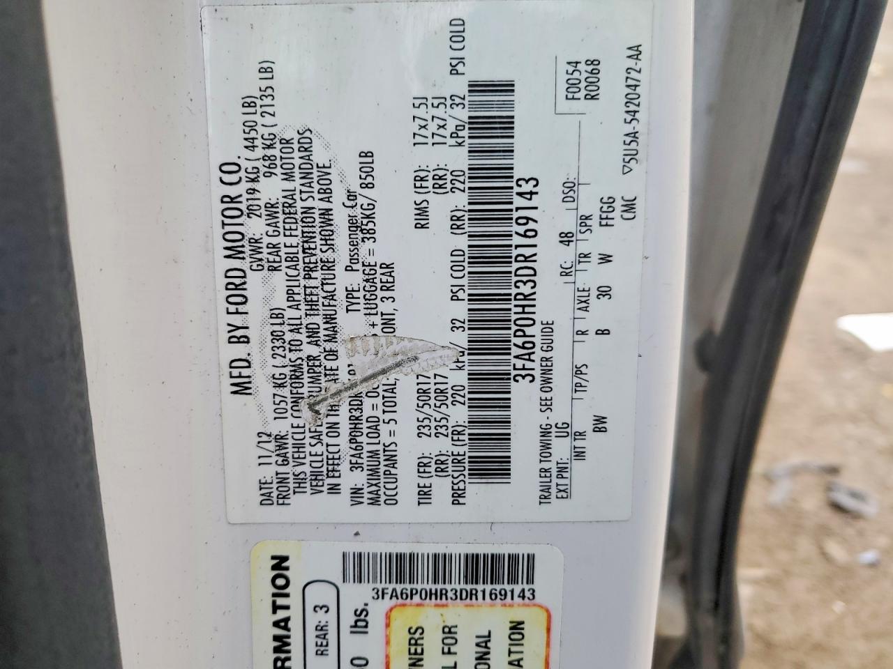 Ford Fusion Se