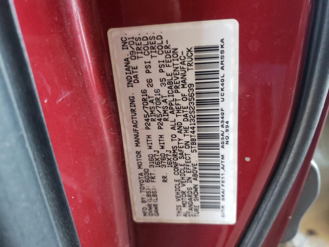 Toyota Tundra Access Cab