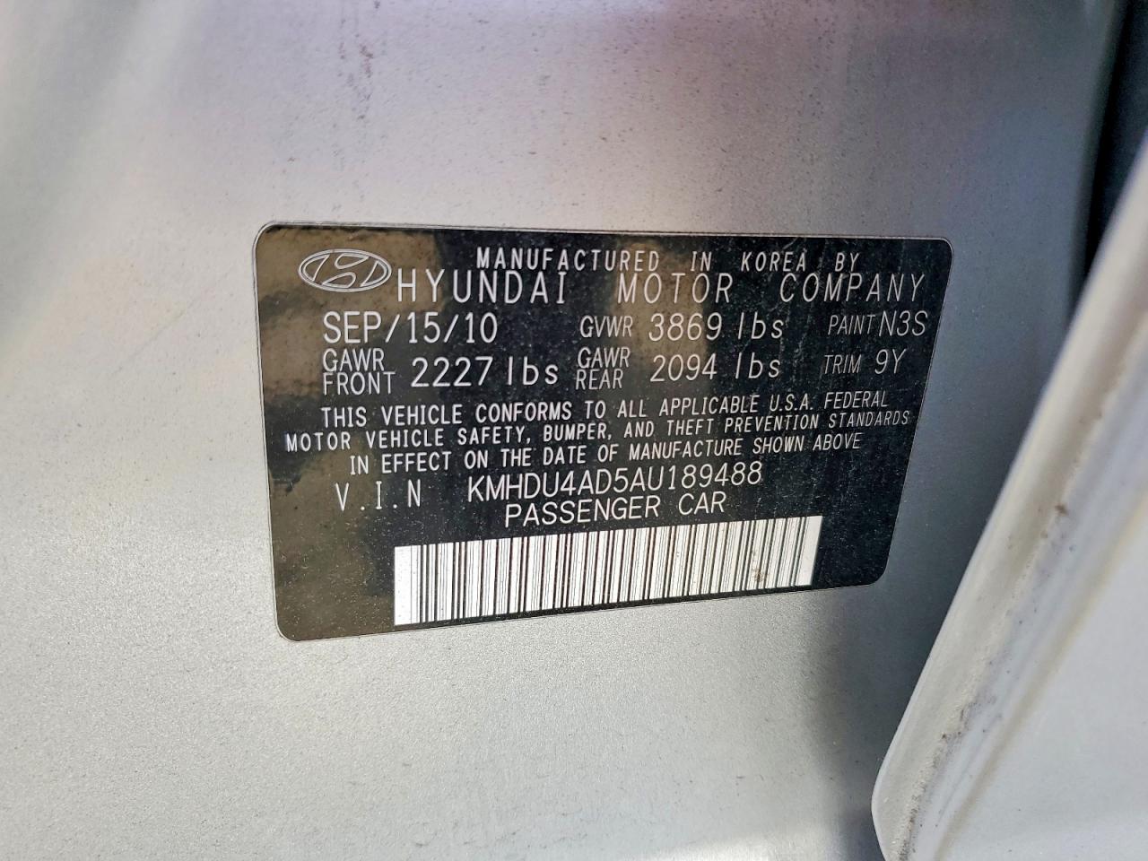 Hyundai ELANTRA Gls