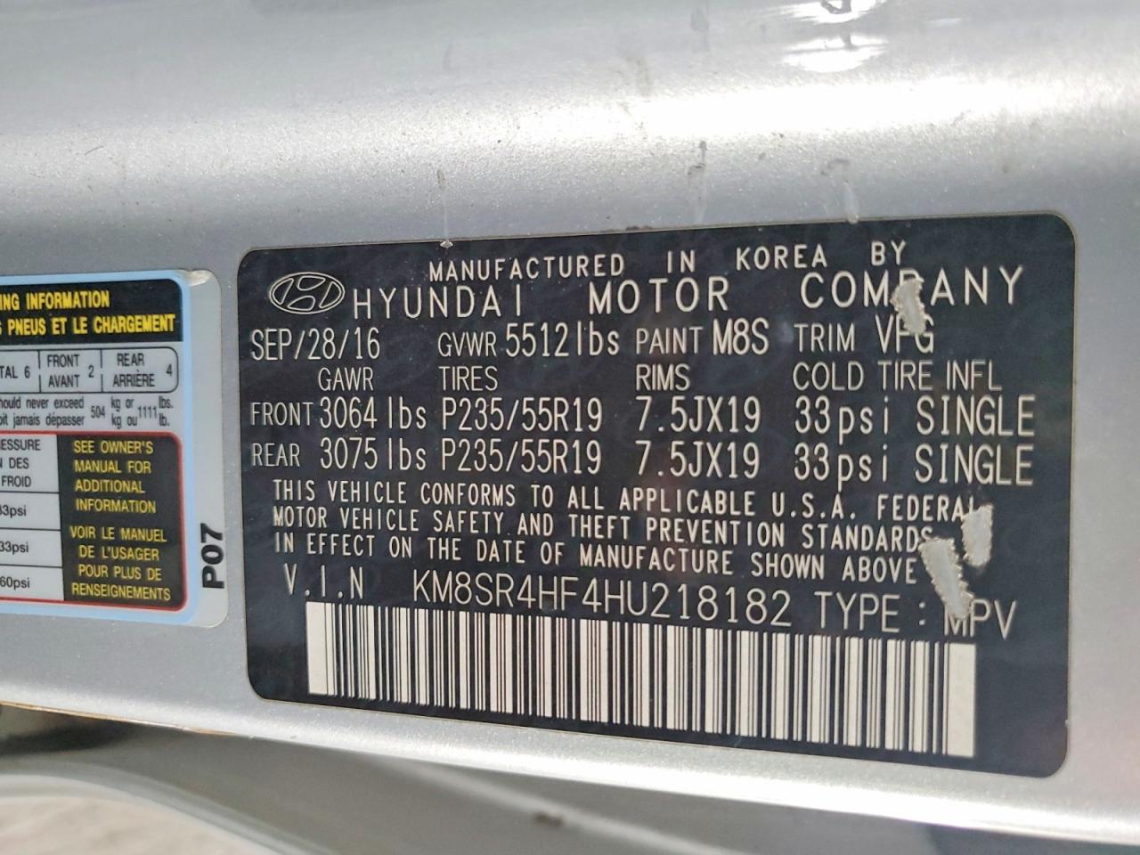 Hyundai SANTA FE Limited Ultimate