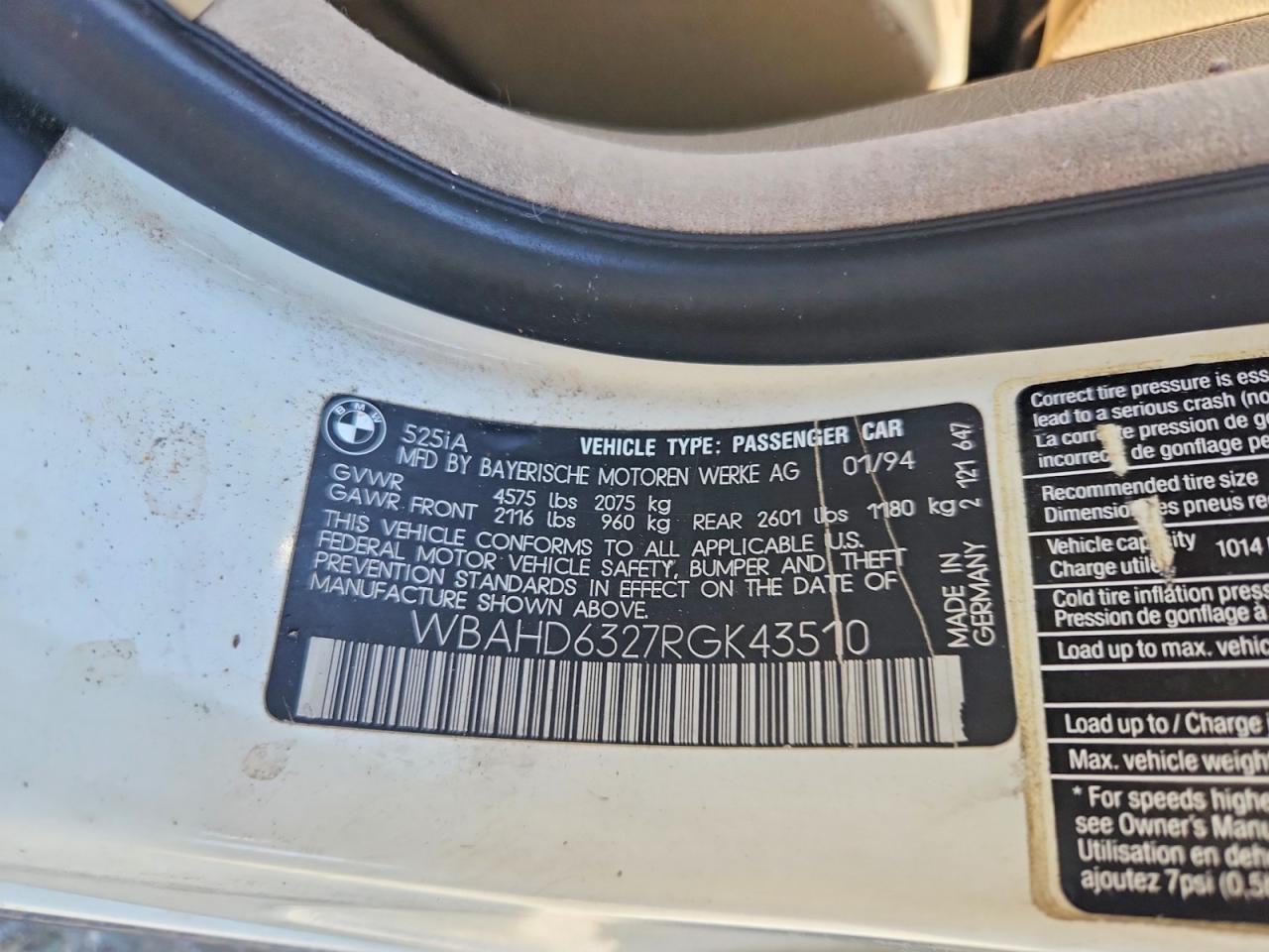 BMW 5 Series I Automatic