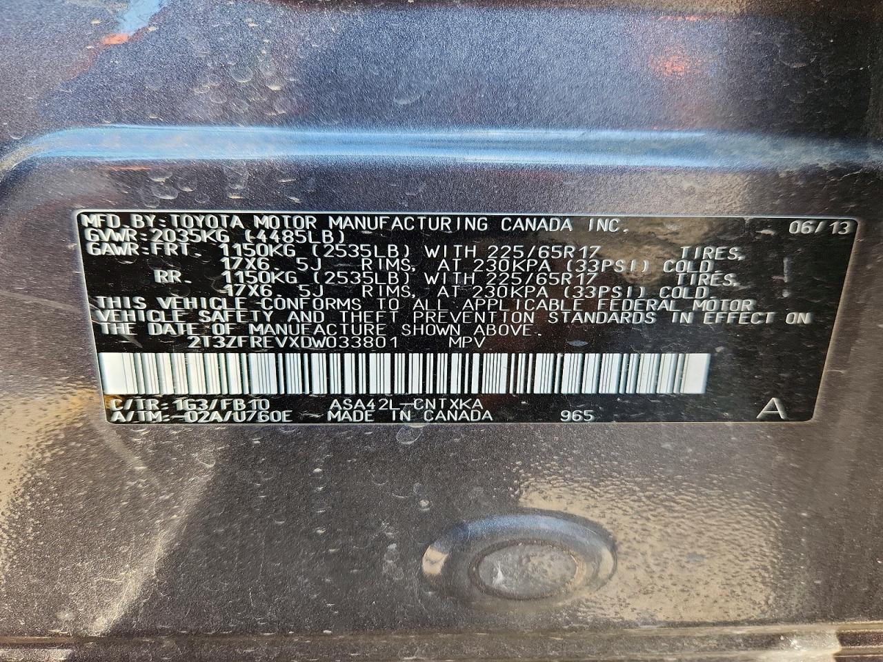 Toyota RAV4 Le