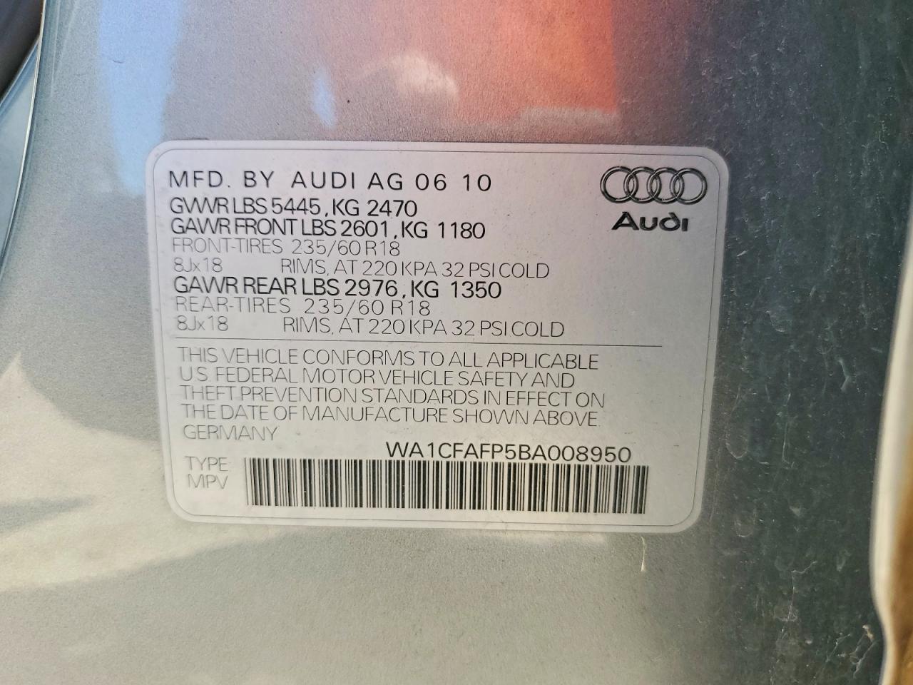 Audi Q5 2.0t Quattro Premium Quattro Prestige Hybrid Tdi Q