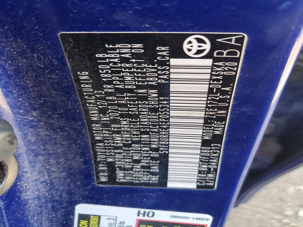Toyota Corolla S Plus