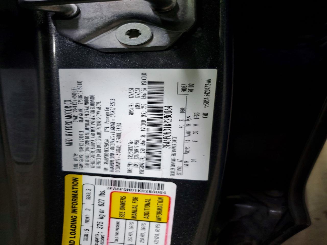 Ford Fusion Se