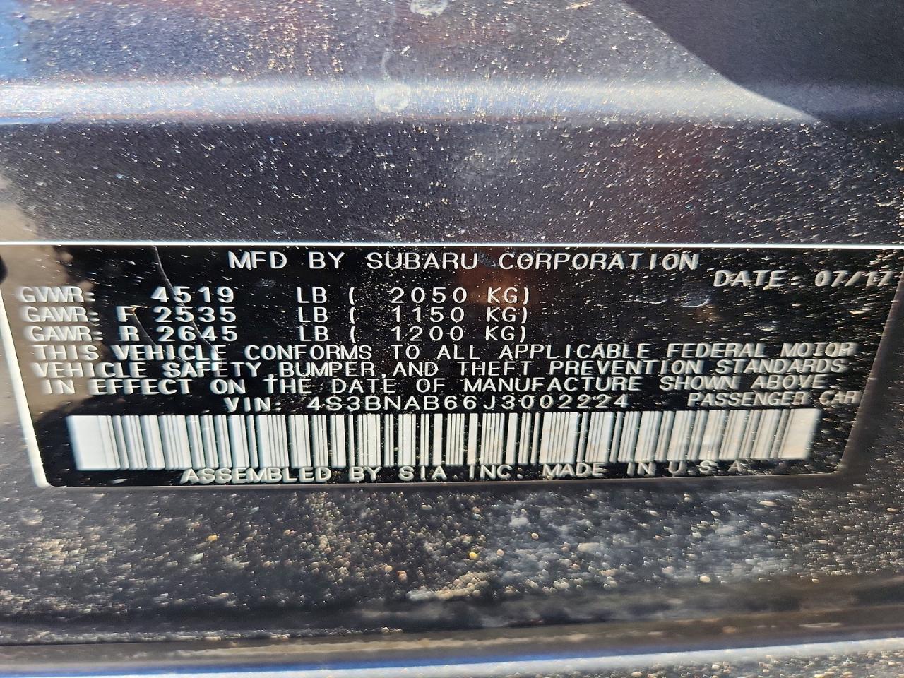 Subaru Legacy 2.5i