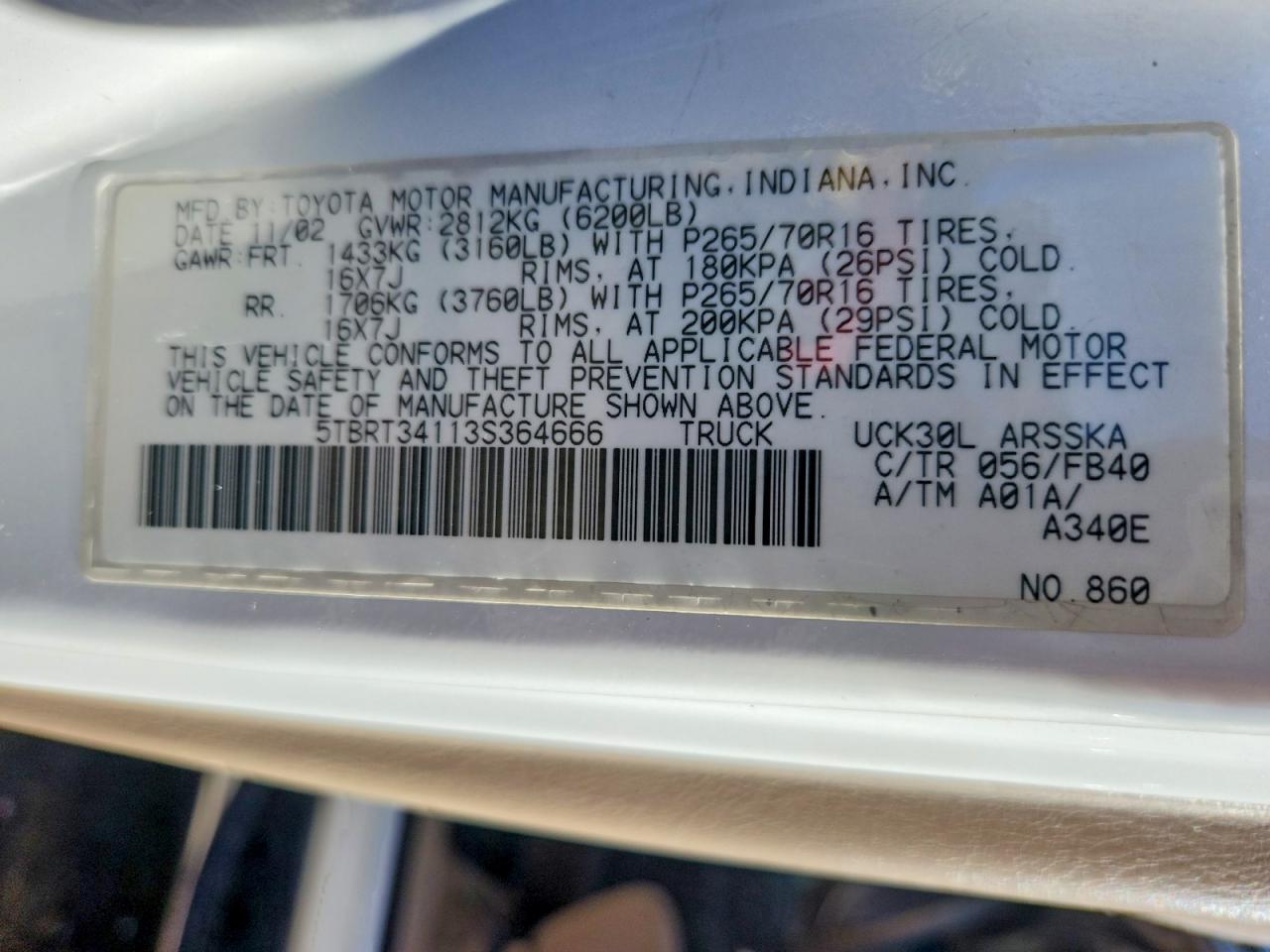 Toyota Tundra Access Cab Sr5