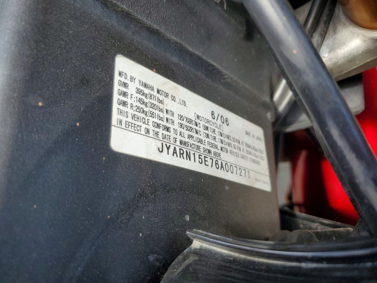 Yamaha Yzf1000