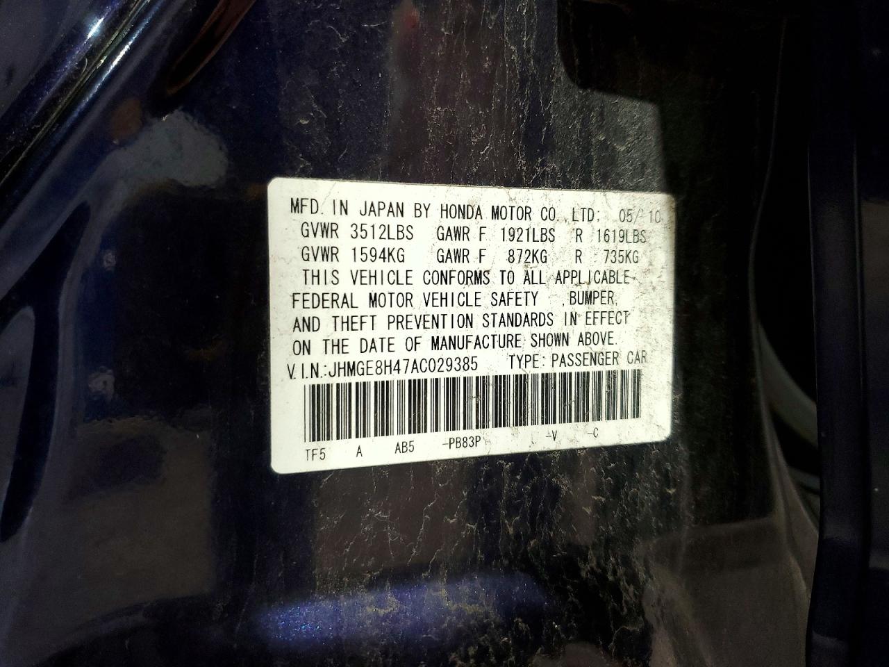 Honda Fit Sport