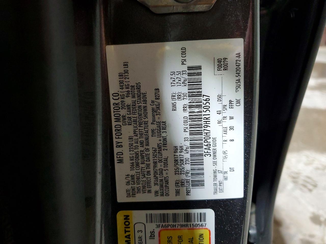 Ford Fusion Se