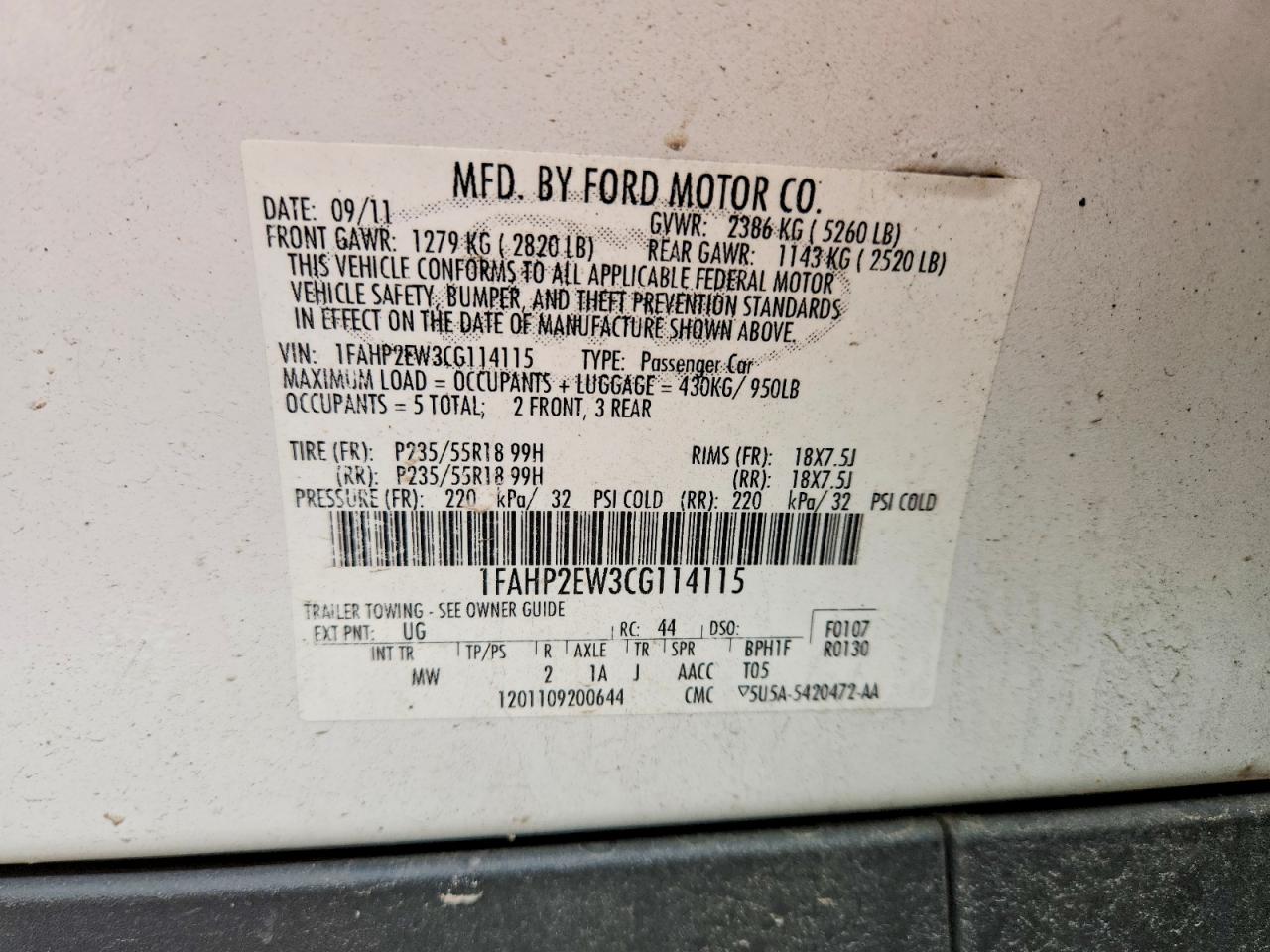 Ford Taurus Sel