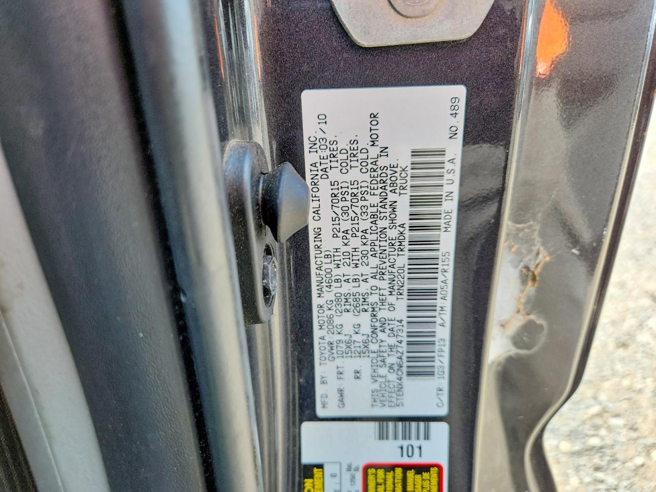 Toyota Tacoma Base