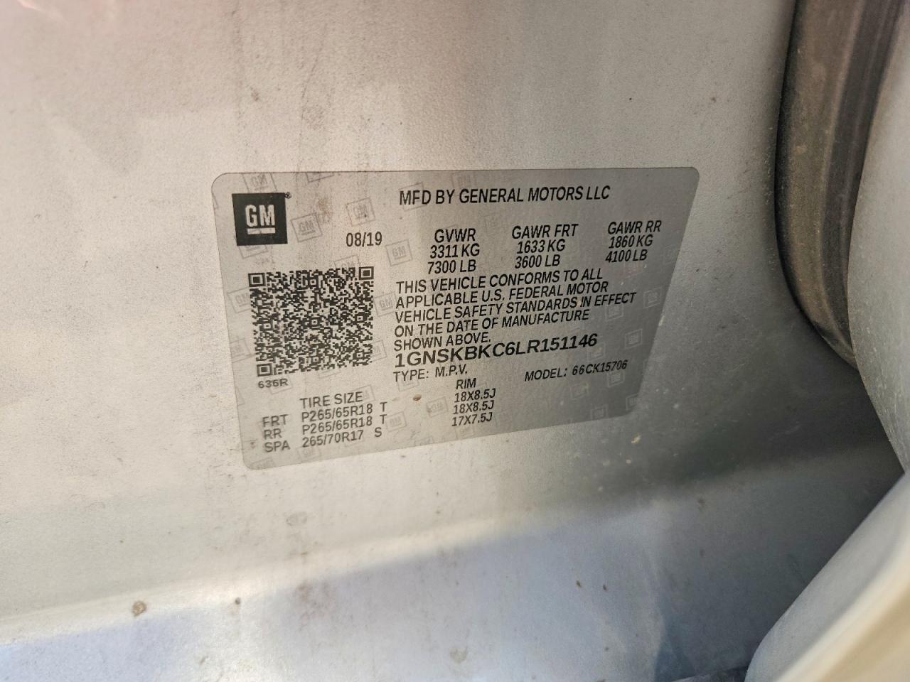 Chevrolet Tahoe K1500 Lt