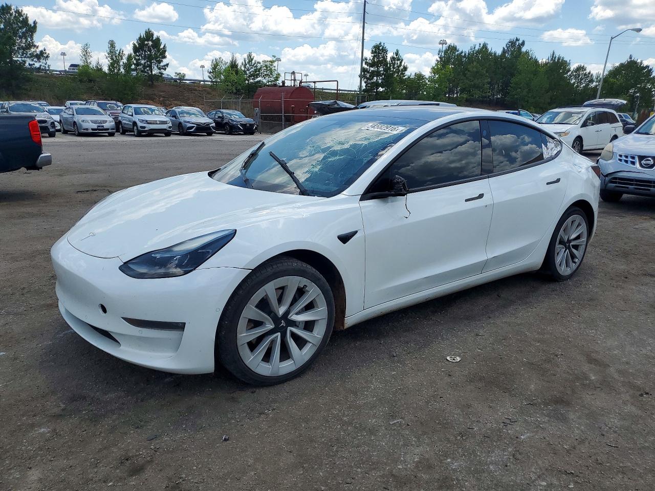 Salvage Tesla Model 3 Image
