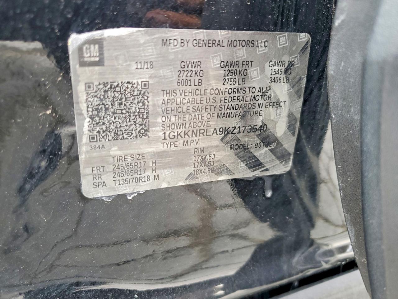GMC Acadia Sle