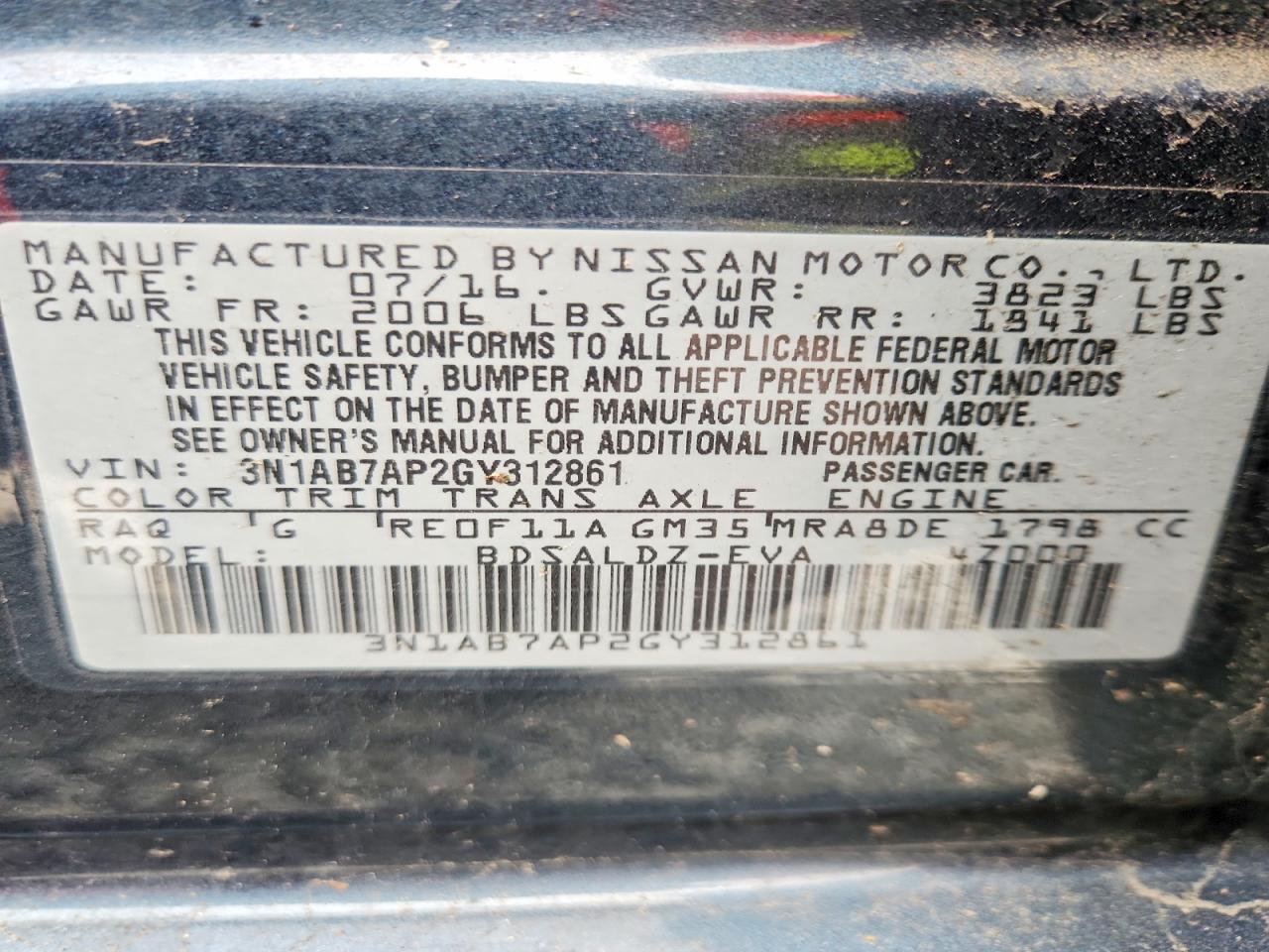 Nissan Sentra Sv