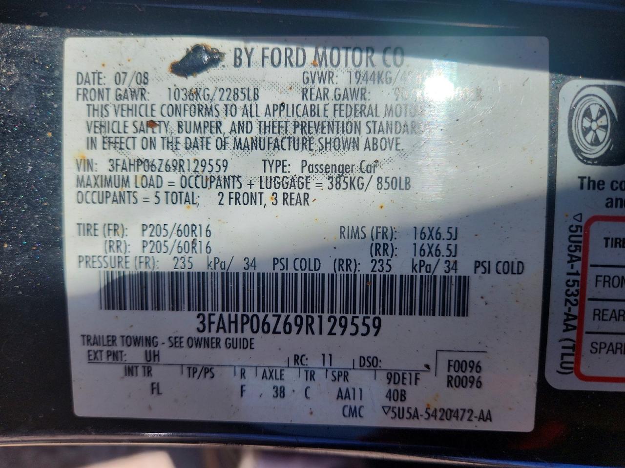 Ford Fusion S
