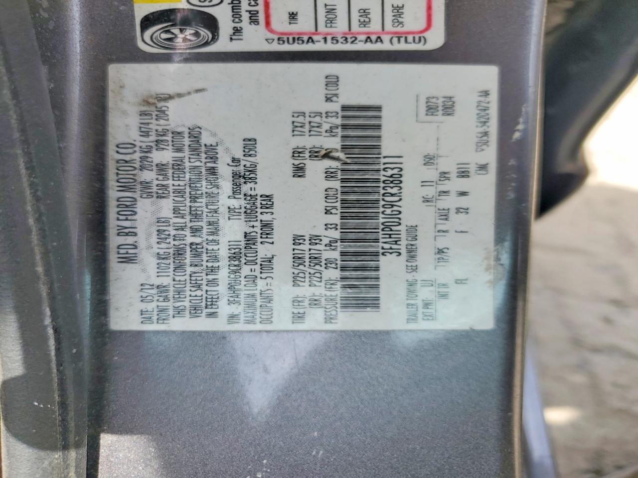 Ford Fusion Sel