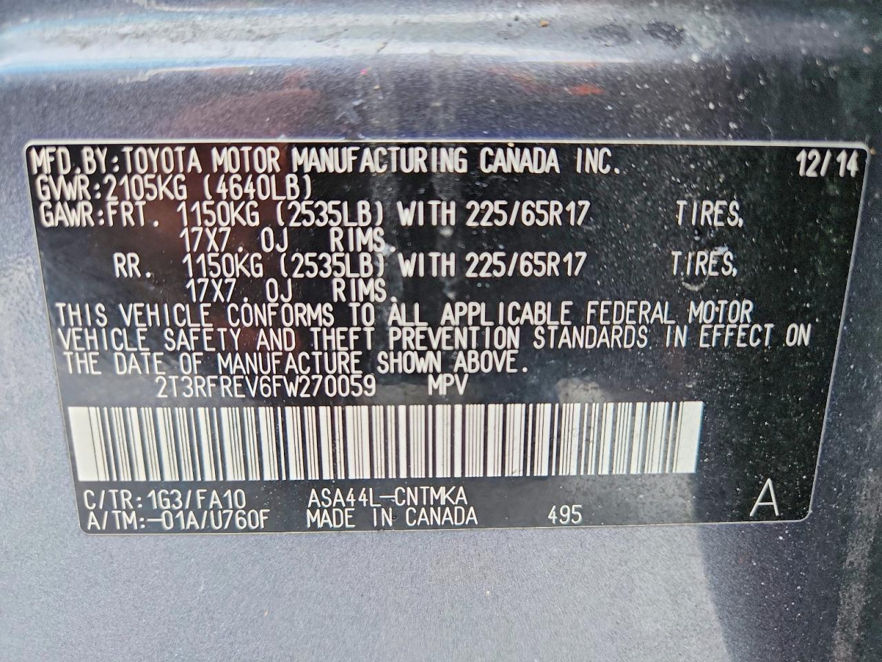 Toyota RAV4 Xle
