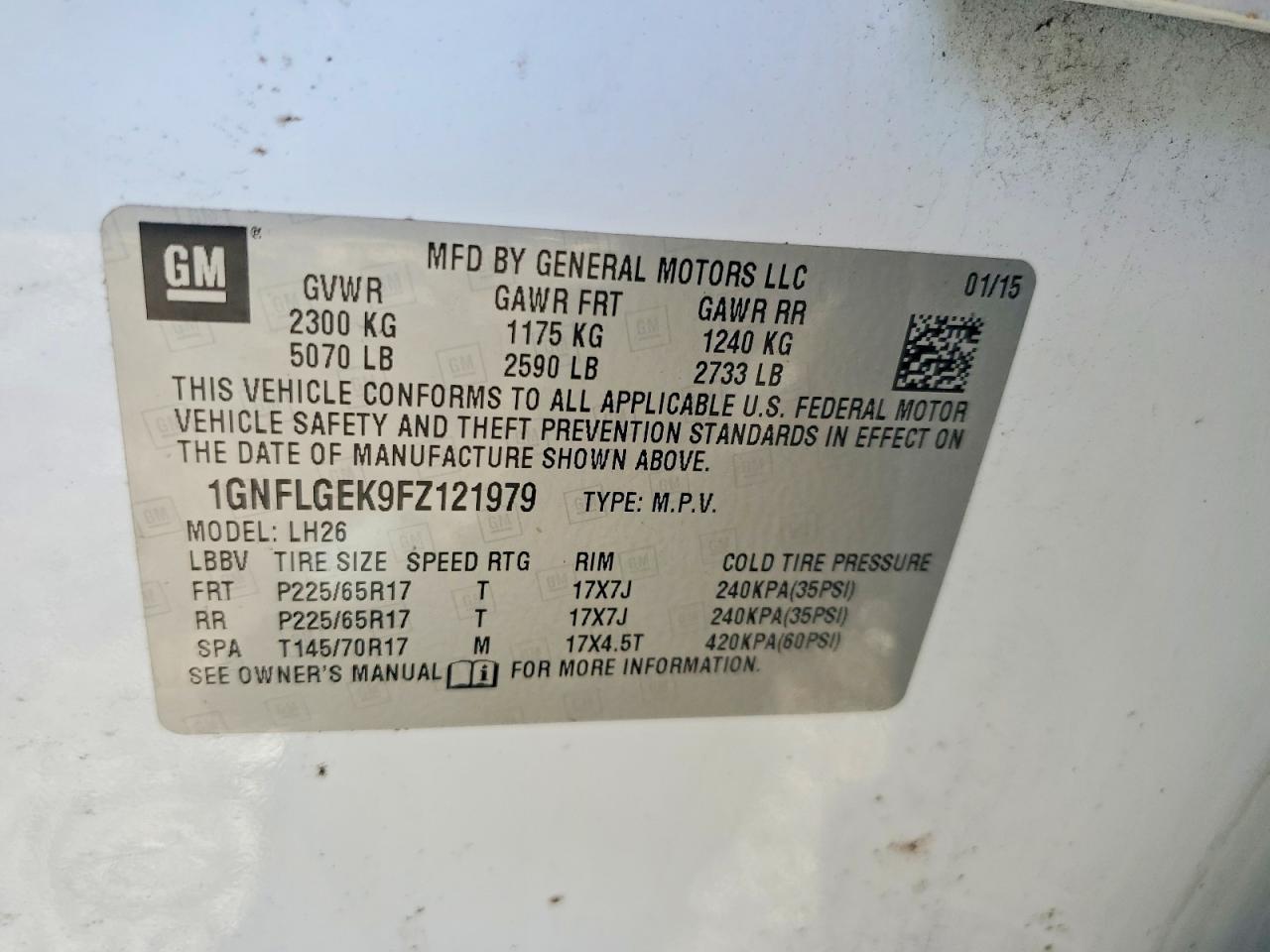 Chevrolet Equinox Lt