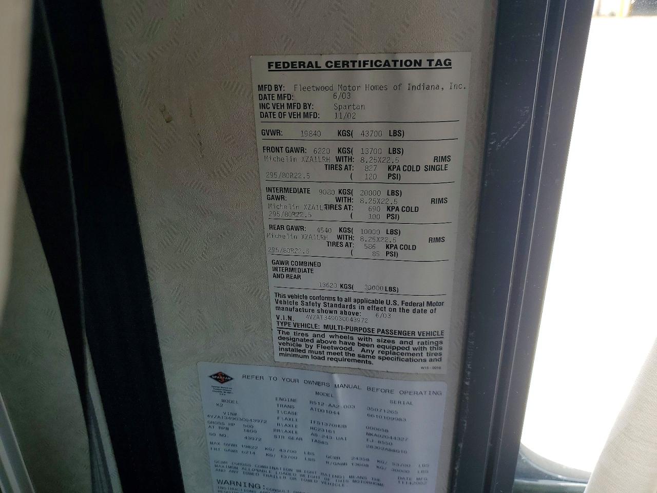 Fleetwood Rv Recreational Vehicle